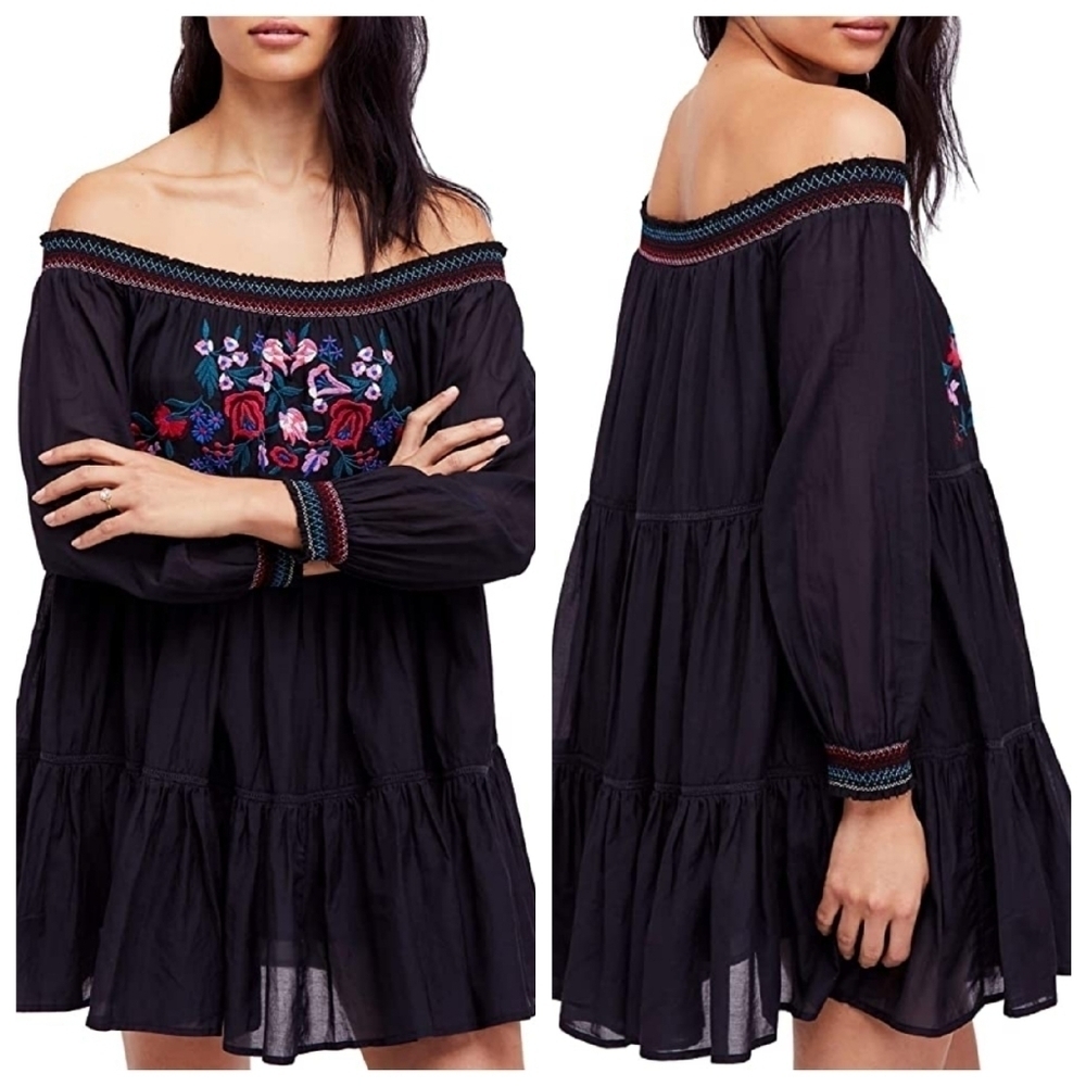 NWT Free People S SMALL Sunbeams Mini Dress